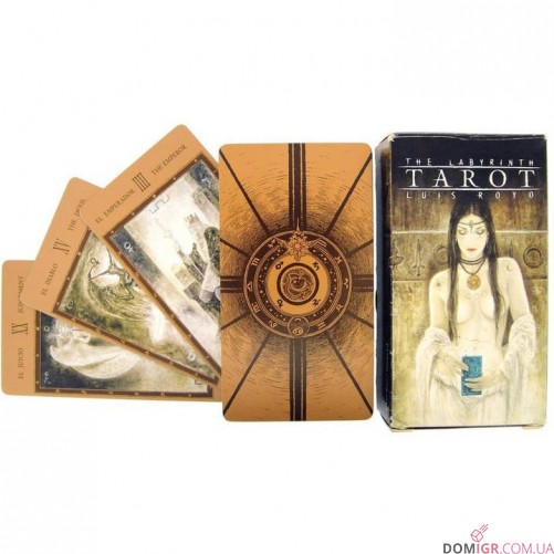 Карти таро Fournier — Tarot The Labyrinth by Luis Royo (18+)